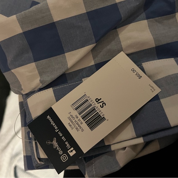 Chaps Blue and White Shirt - Picture 4 of 4